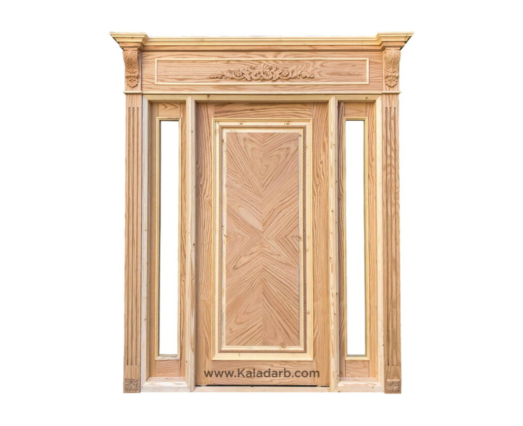 درب لابی چوبی